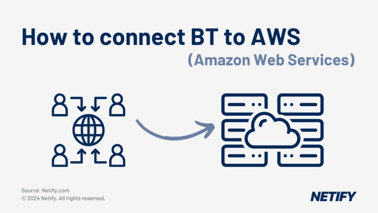 How to connect BT to Amazon Web Services (AWS)