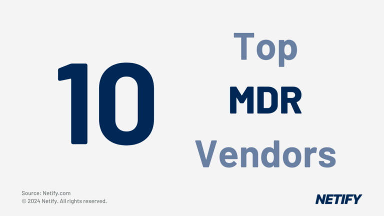 Top 10 MDR Vendors