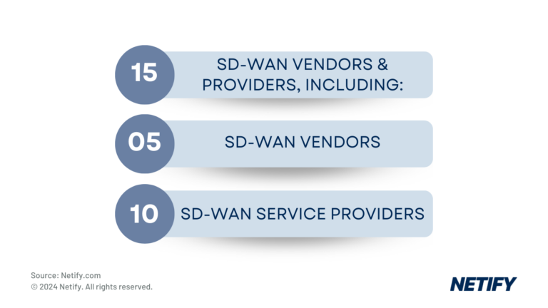 Who Provides SD-WAN Services? 15 Vendors & Providers, including 5 SD-WAN vendors and 10 SD-WAN service providers.