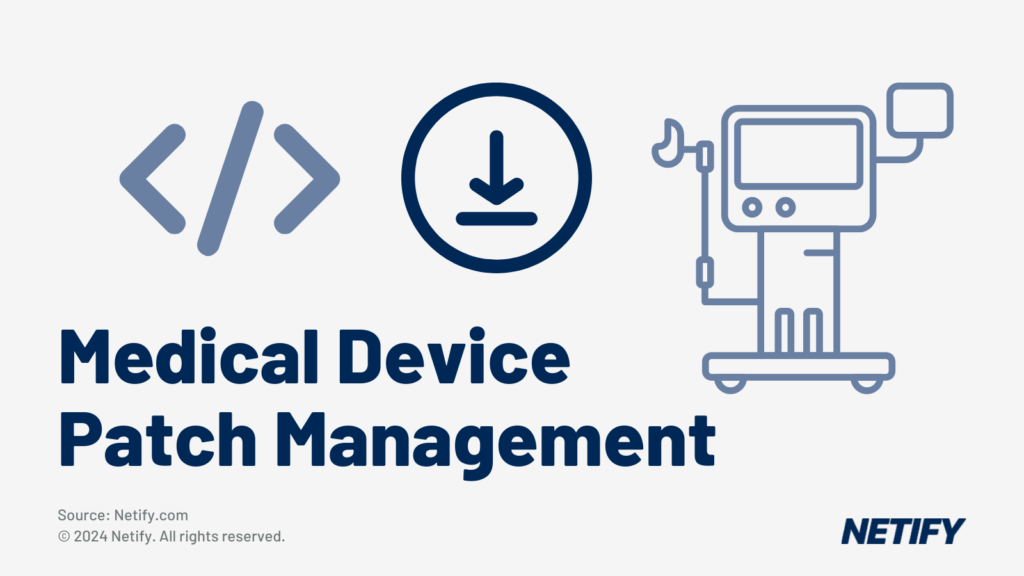 Medical Device Patch Management is the process of ensuring all medical device firmware remains up-to-date in order to avoid leaving vulnerabilities exposed.