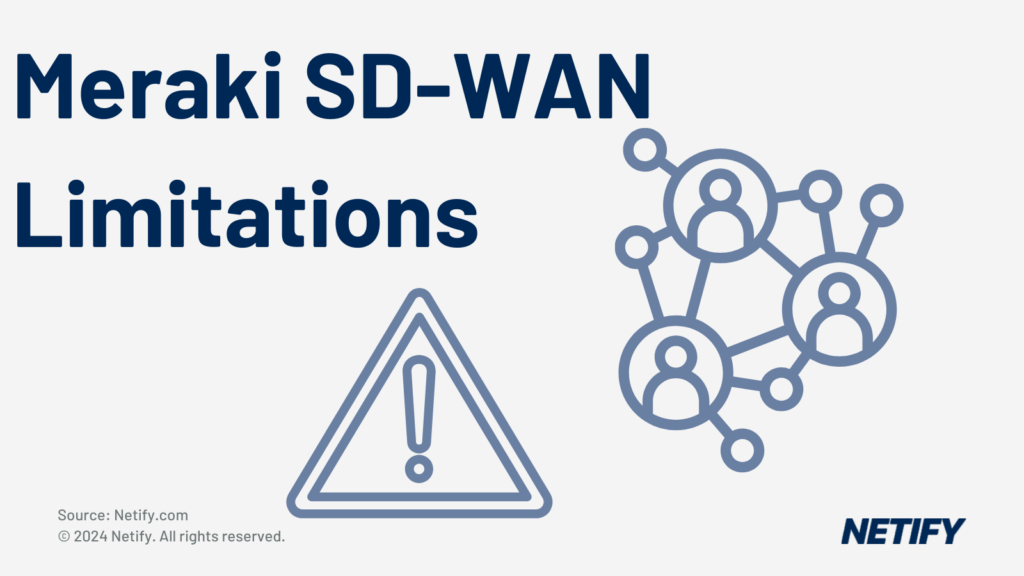 Meraki SD-WAN Limitations