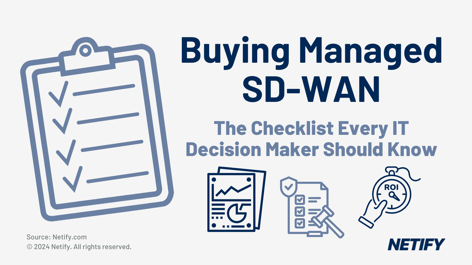 Checklist for Buying Managed SD-WAN Services Checklist